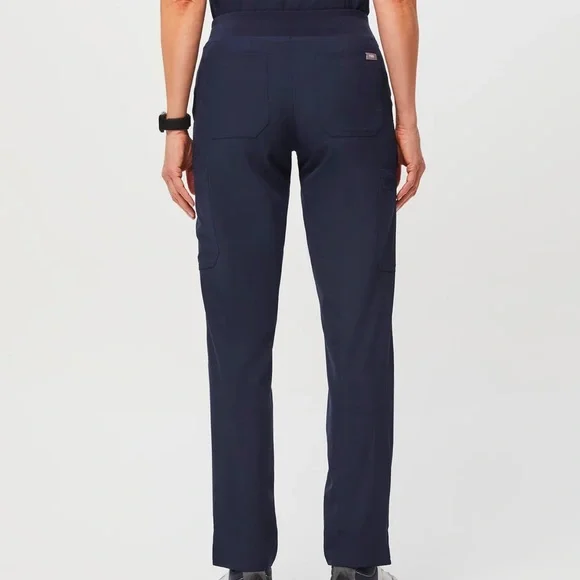 FIGS YOLA FREEX LINED SKINNY SCRUB PANTS 2.0 NAVY - XS - Picture 3 of 5